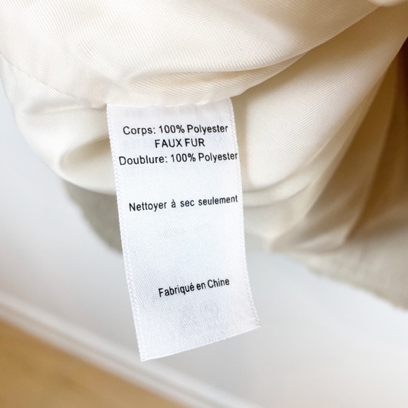 ASTR • Brooklyn Sherpa Ivory Moto Jacket - Picture 9 of 9